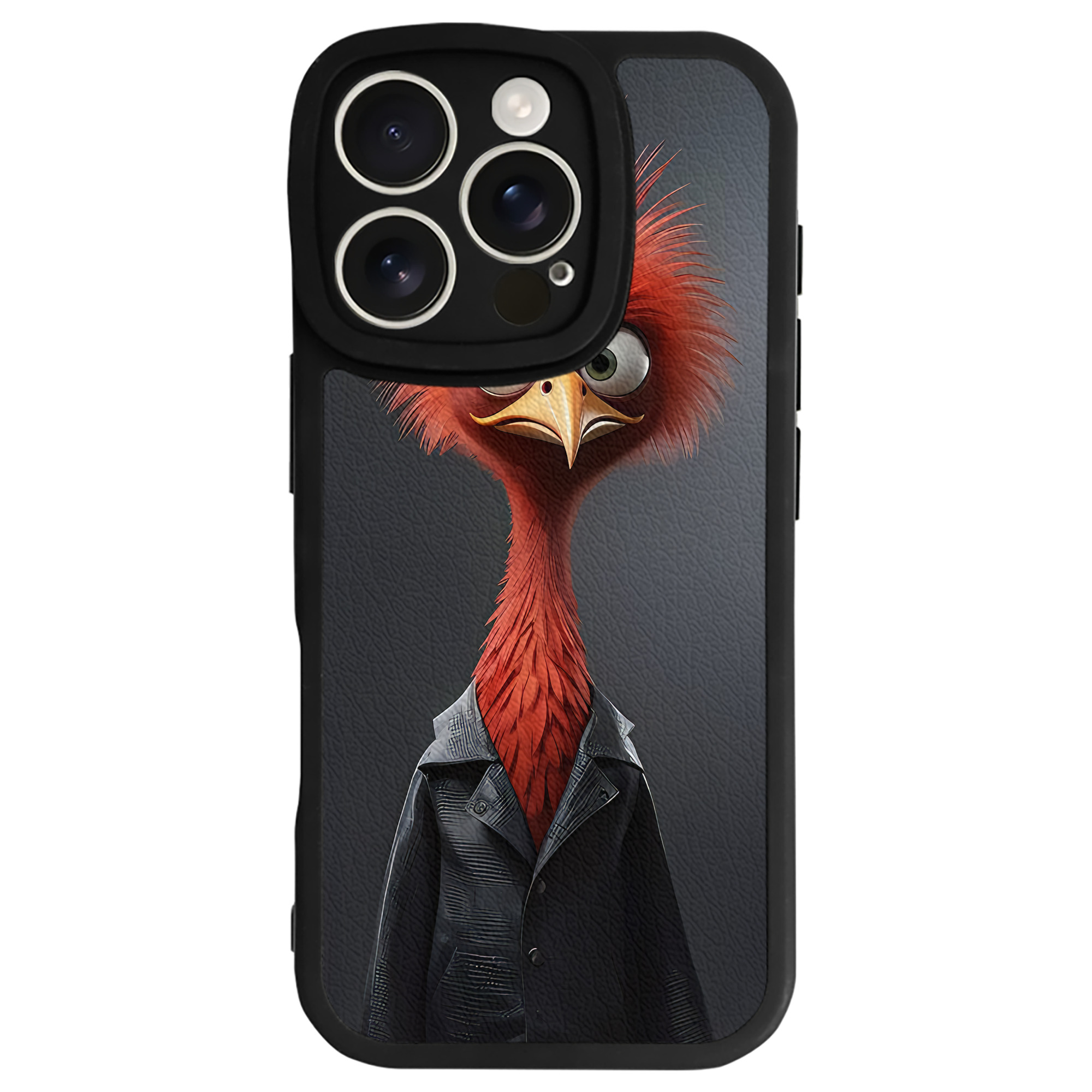 （画像用） Angry Birds アングリーバード 【iPhone 16シリーズ対応】シリコンスマホケース（レザー調） 材質：シリコン